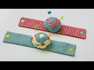 DIY Cute Wrist Pincushion | Easy Hand & Machine Sewing Project for Beginners