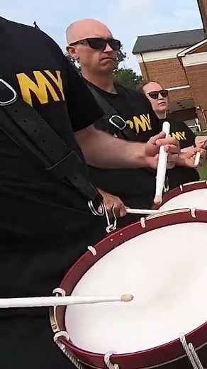 Army Drum Line Rehearsal!