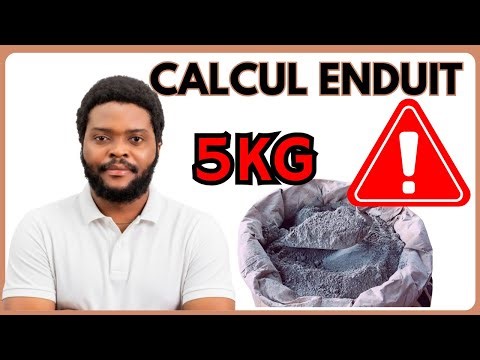 La méthode de 5kg Comment CALCULER la QUANTITE des MATERIAUX pour un ENDUIT avec un dosage de 350kg