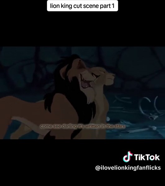 Scar and Nala's Tense Encounter in The Lion King