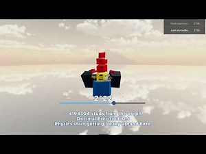 The ｆｌｏａｔｉｎｇ ｐｏｉｎｔ zone (roblox)