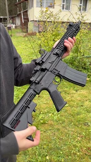 Full auto co2 rifle Crosman R1 first view #r1 #co2 #crosman #airgun #rifle #crosmanr1