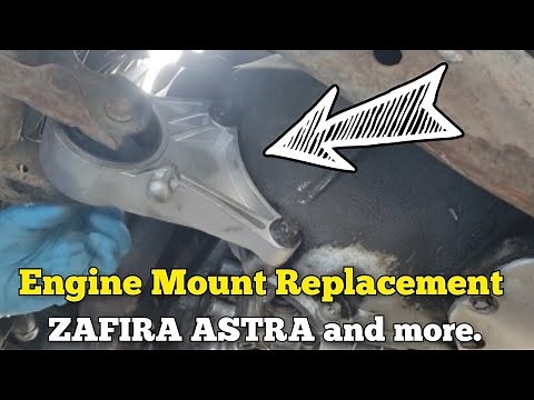 How to Replace Engine Mount VAUXHALL OPEL ZAFIRA Astra and more.