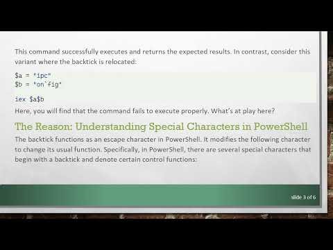 Understanding Why Backtick Placement Matters in PowerShell