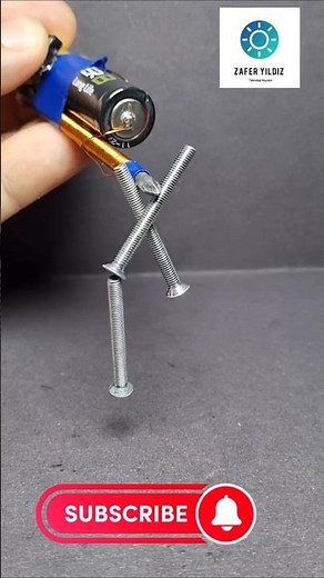 Making an Electromagnet Is Just This Easy #zaferyildiz