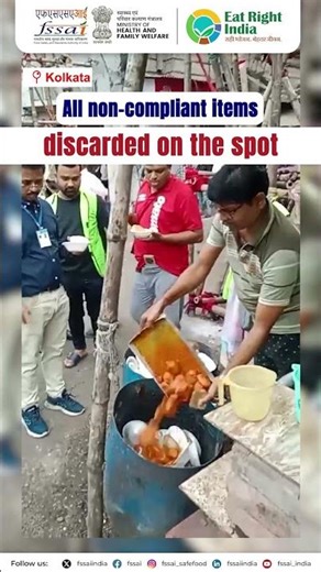 #WestBengal Major food safety drive across Kolkata!