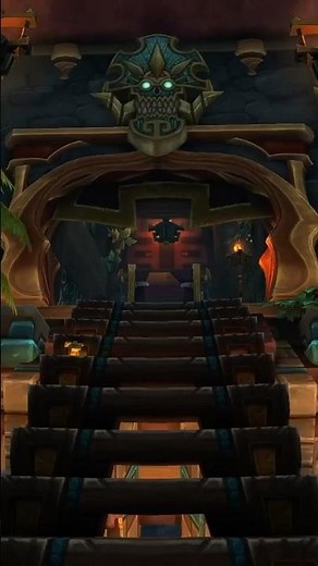 I Tried Building a Zandalari Living Space… #wowhousing #warcraft #cozygaming