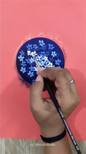 Easy MDF board painting tutorial🎨 Day 1 #ytshorts #youtubeshorts