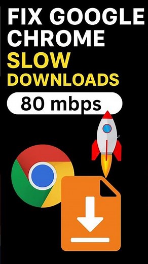 Fix Chrome Slow Download Fast #shorts