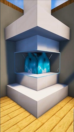 Minecraft Working Magic Fireplace Redstone Tutorial ✨🔥 | Instant ON/OFF Fireplace for a Cozy Home!