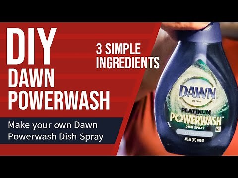 Simple DIY DAWN POWERWASH Dish Spray