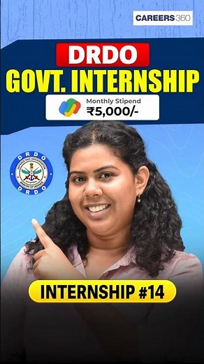 DRDO Internship 2026 🔥 | DRDO PXE Paid Internship | Govt. Internship | Careers360