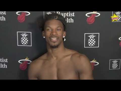 Bam Adebayo takes issue with Jimmy Butler's shirtless news conference