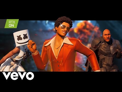 Bruno Mars - Skate (Official Fortnite Music Video) Freedom Wheels Emote