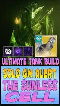 Solo Grandmaster Alert The Sunless Cell | VOID Titan Stronghold Build! Destiny 2 Renegades