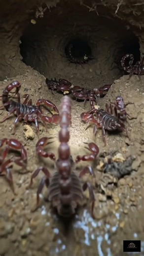 Inside a Indian Scorpion Colony: Rare Footage of Indian Red Scorpions 🦂