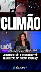 484K views · 5.3K reactions | Jornalistas são questionados sobre irem para a Venezuela após defender a esquerda ao vivo! | Sóstenes Cavalcante | Facebook