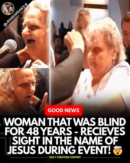 Blind woman recieves her sight in Jesus name! #christianity #reel #jesus #faith #reels #holyspirit #christianliving | Jesse Speaks