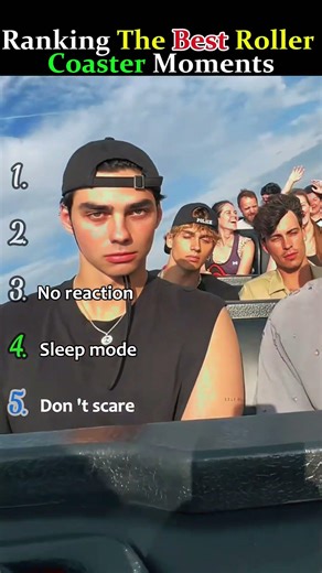 Ranking Best Roller Coaster Moments #funny #viral #meme