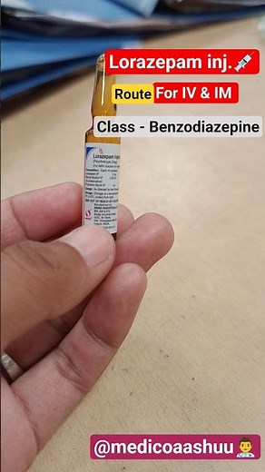 Lorazepam Injection: Emergency Use for Seizures & Anxiety Relief