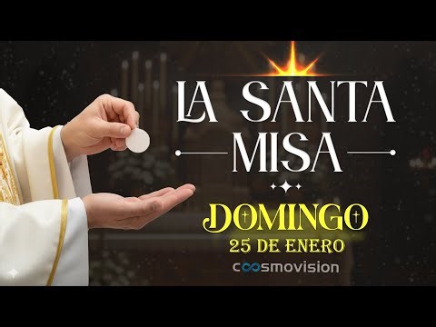 Today's Mass, Sunday, January 25, 2026 ✝️ | #daily mass Cosmovision