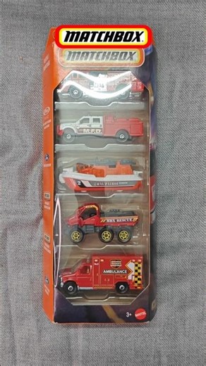 Matchbox Rescue 5-Pack #matchbox #diecast #rescue