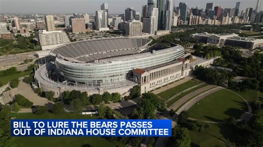 Indiana House committee passes bill to lure sports development, potential Bears stadium relocation