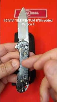 ‼️CIVIVI "ELEMENTUM II"Shredded Carbon,C18062P-10|Возможно САМЫЙ КРАСИВЫЙ #EDC НОЖ.‼️#civiviknives