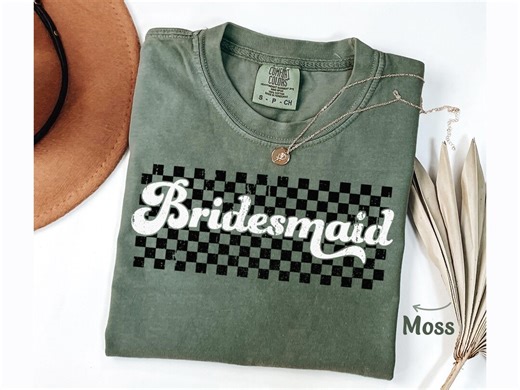 Bridesmaid Shirt Gift for Bridesmaid Tshirt, Gifted Bridesmaid Tee, Retro Bachelorette Wedding Proposal, Bridal Party Comfort Colors Shirts - Etsy