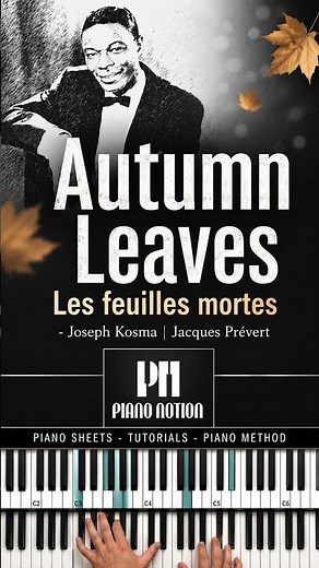 Autumn Leaves - Nat King Cole (Sheet Music - Piano Solo - Piano Cover - Tutorial)