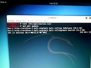 Actualizar repositorios en kali linux