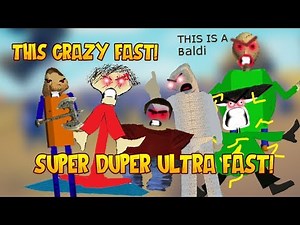 REACH ANGRY! | Bully's Basics Swapper In SUPER DUPER ULTRA FAST! [Baldi's Basics Mod]