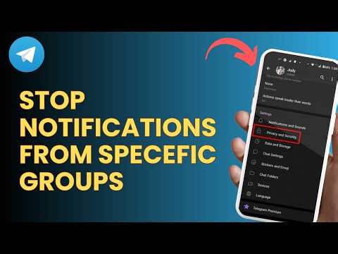 Fix Telegram: Stop Notifications from Specific Groups (2026 Guide)