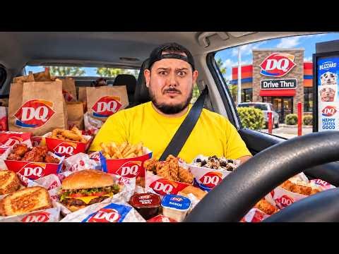 We ate EVERY Food in the Dairy Queen Drive-thru