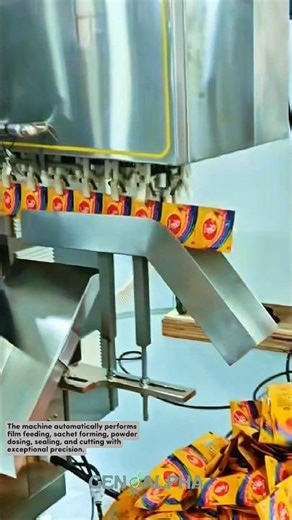 High Speed Powder Juice Packaging Machine #manufacturing