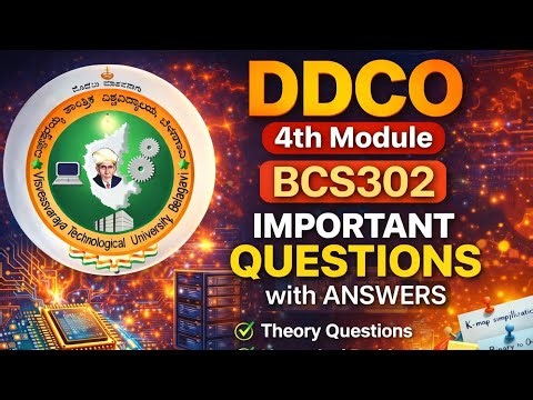 BCS302 vtu passing package and scoring package with answers|DDCO important questions with answers