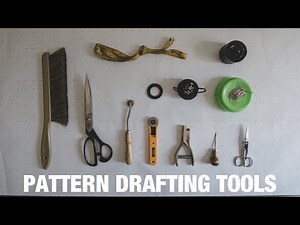 MY PATTERN DRAFTING TOOLS | FASHION PATTERN MAKING AND DRAPING