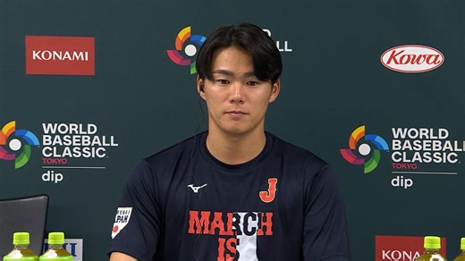 Yoshinobu Yamamoto on winning Game 1 of The Classic