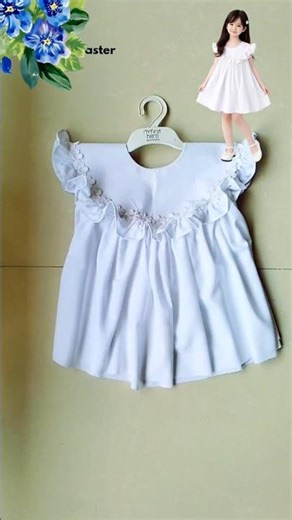 Easy Baby Frock Cutting & Stitching | Step by Step Baby Frock Tutorial | Beginners Friendly