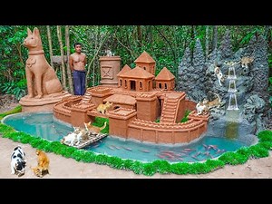 Rescue Kitten Building Cat Castle Minecraft in Real Life