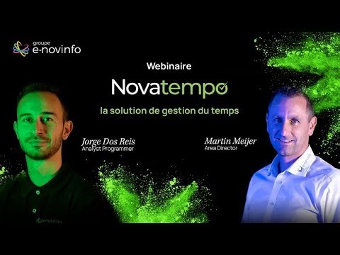 Webinaire Novatempo : la solution de gestion du temps