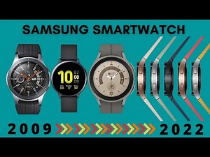 Samsung Galaxy Watch Evolution | Samsung All watch 2009 - 2023
