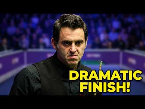 A Tough Battle with a Dramatic Finish! Ronnie O’Sullivan Under Pressure!