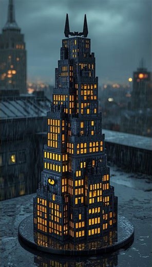 Batman Inspired Cake Design | Amazing Superhero Cake Idea #Shorts