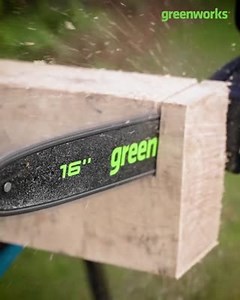 20 reactions · 14 comments | Tommy is comparing the Greenworks 60V chainsaw with a petrol chainsaw. He is testing the start-up time, cutting performance, the noise level and maintenance. But will the Greenworks 60V chainsaw pass the toughness test?  https://www.youtube.com/watch?v=_HpwBylp0no | Greenworks | Facebook