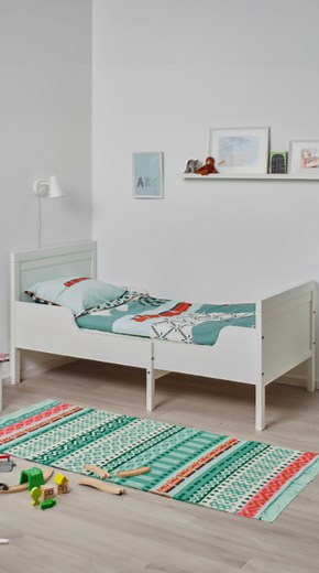 ¿Una cama que crece a la par con tu pequeño? 😮 así es SUNDVIK 🛏️ Cómprala en IKEA.cl con despacho a $1.000 a todo Chile por compras sobre $99.990. #IKEA | IKEA
