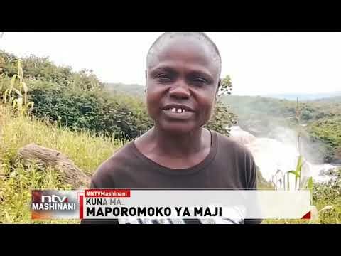 Maajabu ya maporomoko ya maji kwenye mto Nzoia