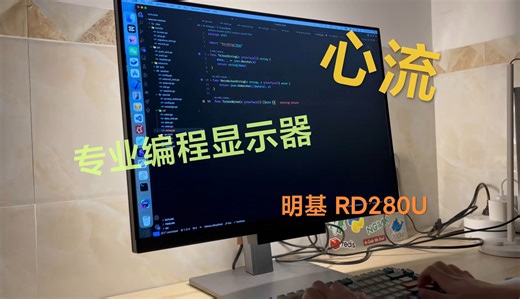我似乎找到了 coder 心流的最佳实践？明基RD280U编程显示器！