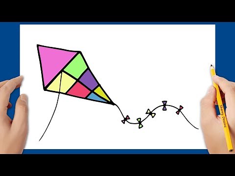 HOW TO DRAW A KITE | Easy Drawing