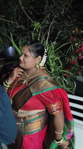 Marathi Look for Haldi Kumkum Program 🥰 #Short #viral #trending #fun #marathi look